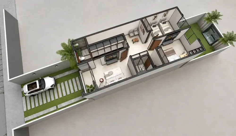 Foto 4 de Casa en Preventa Modelo 1 - Zona Norte Km 8 1/2 Urb. El Vallecito