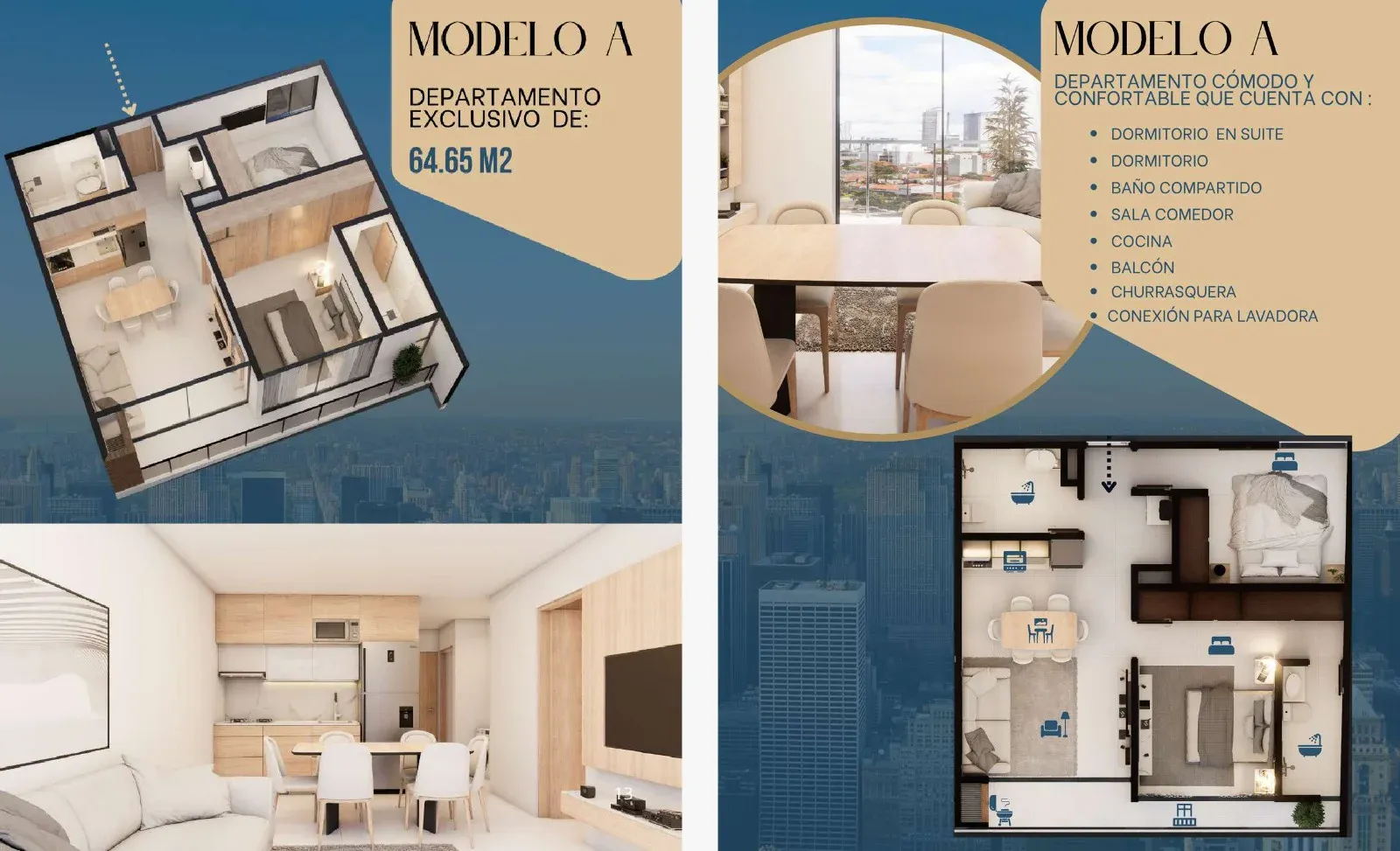 Foto 2 de 2 Dormitorios con Crédito Directo sin Intereses - Pre Venta
