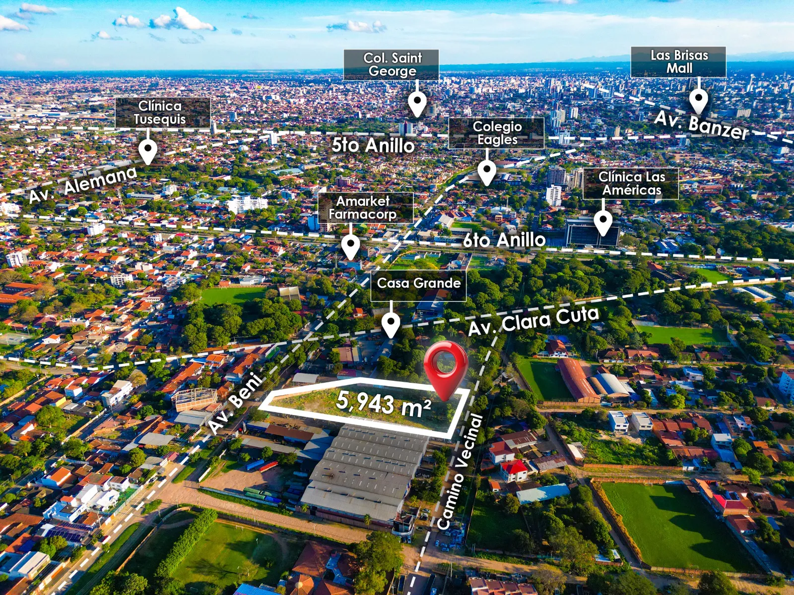 Foto 1 de 🔥​Terreno Comercial en Venta Sobre Av. Beni🔥