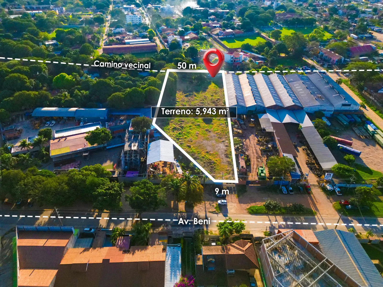 Foto 3 de 🔥​Terreno Comercial en Venta Sobre Av. Beni🔥