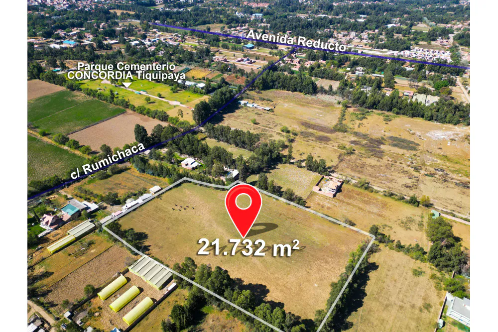 Foto 1 de Terreno en Venta en Tiquipaya