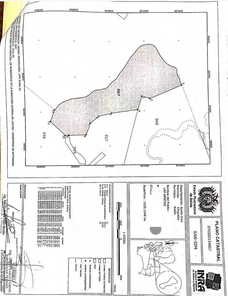 Foto 1 de Propiedad Ganadera en venta en Laguna Concepción de 1535 hectáreas