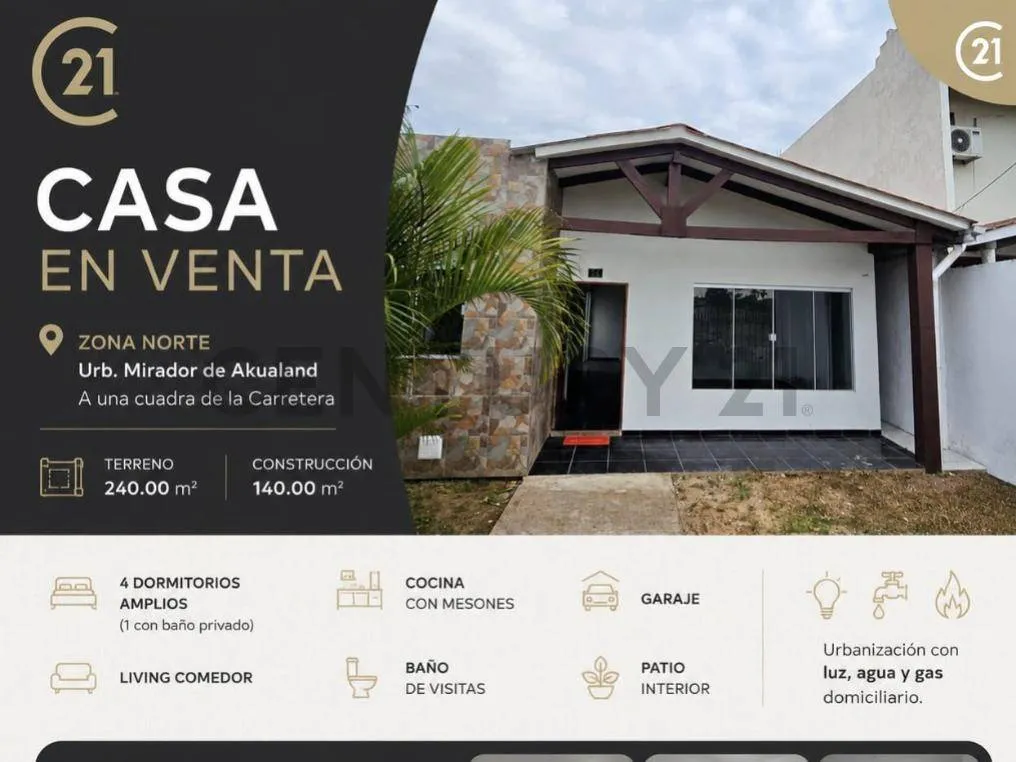 Foto 1 de Casa en Venta – Zona Norte
