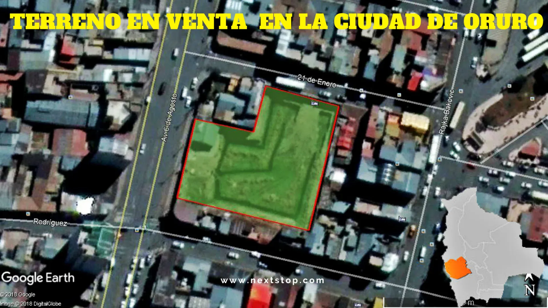 Foto 2 de Terreno en Venta "Oruro"