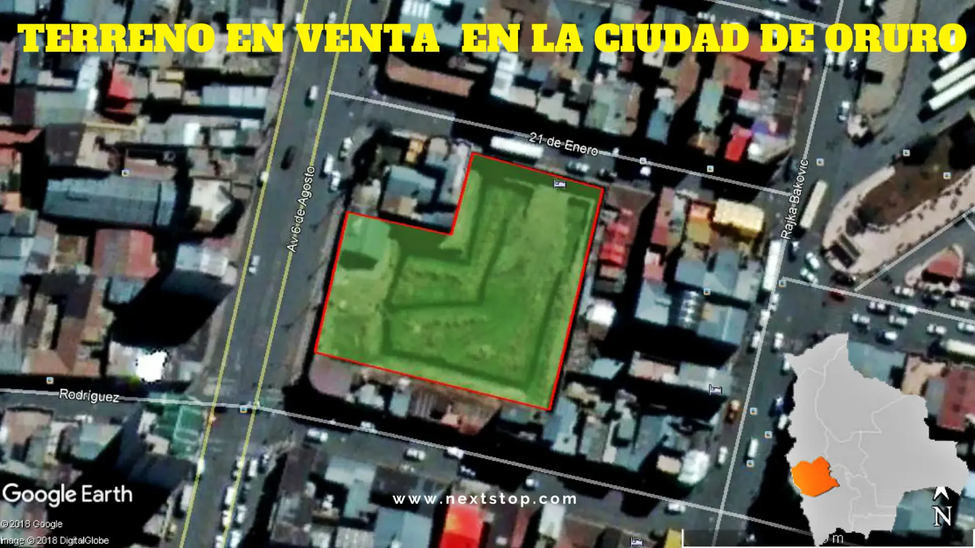 Foto 1 de Terreno en Venta "Oruro"