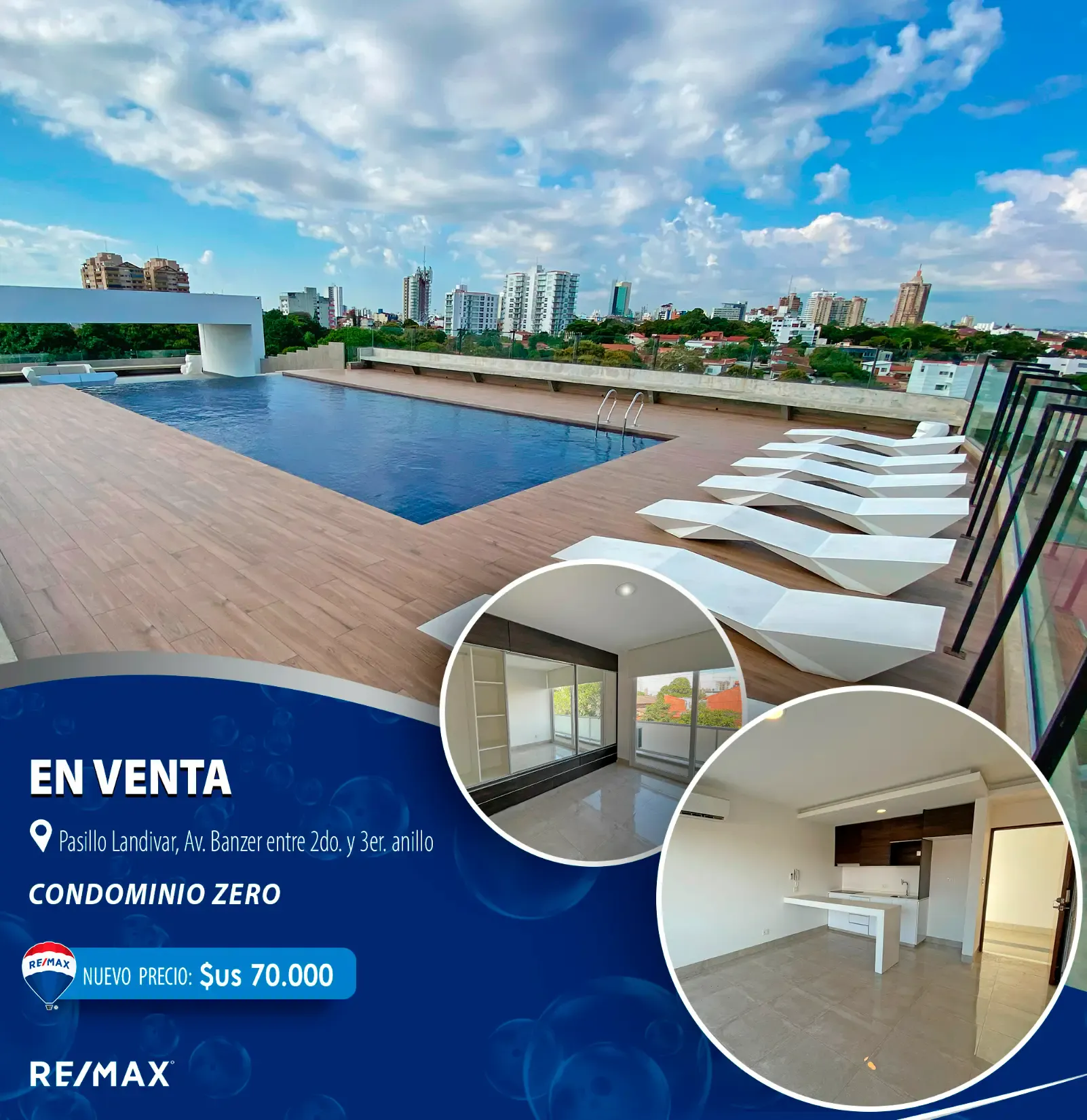 Foto 1 de Departamento de 1 Hab en Venta Condominio Zero 2do y 3er Anillo